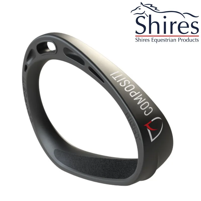 Compositi X-Race Jockey Stirrups - Black